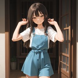 乡村魅力的微笑