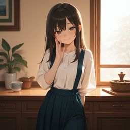在阳光明的房间里语