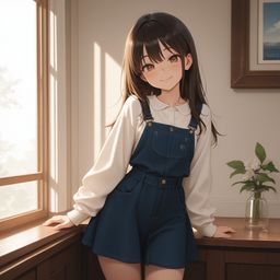 在阳光明的房间里语