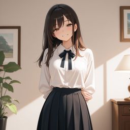 在艺术画廊里语