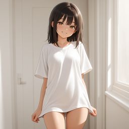 的女学生夏天下午