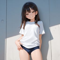 在健身房制服中,美丽的红色